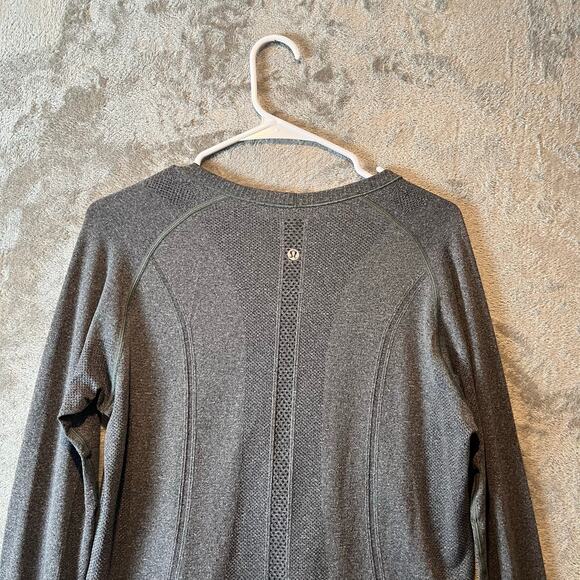 Lululemon Grey Swiftly Tech Long Sleeve Shirt Women’s Size 12 - Picture 3 of 8